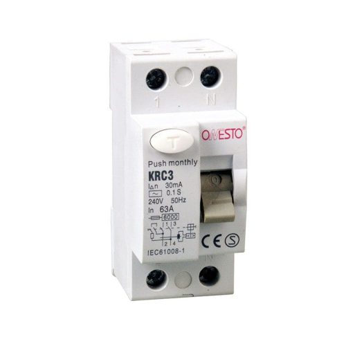 RP-Onesto - Ρελέ Διαρροής 2P/40A/6kA/30mA/Τύπου Α