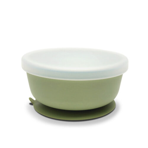Μπωλ Φαγητού Σιλικόνης με Καπάκι Lorelli Fresh Green 10230640004