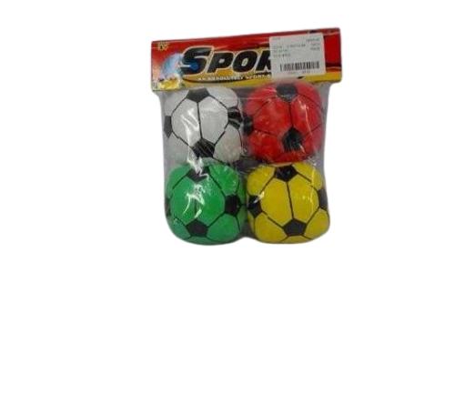 Σετ μαλακά μπαλάκια παιχνιδιού - No.3 - 4pcs - 0648-45 - 222066
