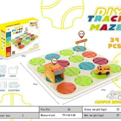 Επιτραπέζιο παιχνίδι - Block Track - 34pcs - 2023-1 - 677101