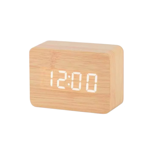Ψηφιακό ρολόι - Ξυπνητήρι - ET009 - 909481 - Beige