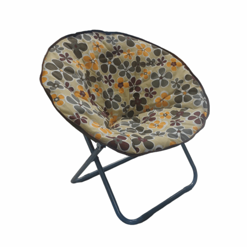 Πτυσσόμενη πολυθρόνα κήπου - 1320L - 270898 - Beige/Brown Flowers