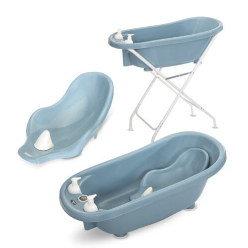 Μπανάκι Βρεφικό με Βάση και Θερμόμετρο 88cm Lorelli Nordic Blue 10130820007