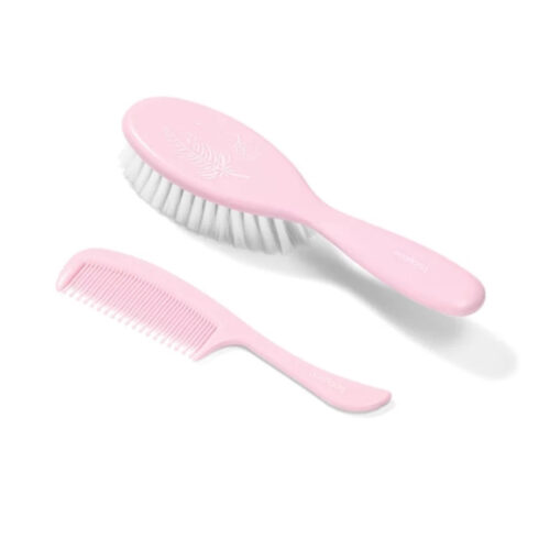 Σετ Βούρτσα και Χτένα Super Soft Babyono Pink 569/03