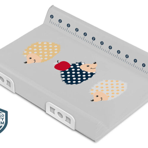 Aλλαξιέρα με Σκληρή Βάση 50x70cm Sensillo Hedgehog Grey 12400