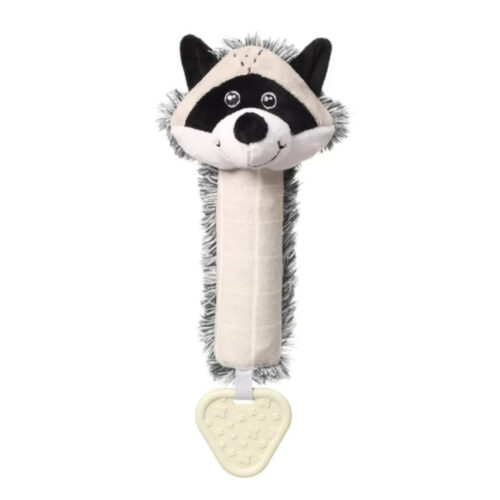 Μαλακό Παιχνίδι με Ήχο και Μασητικό Babyono Racoon Rocky 746