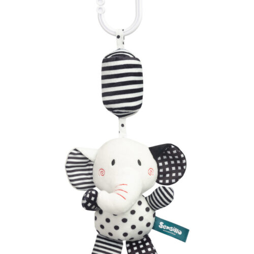 Κρεμαστό Παιχνίδι Pendant Black White Elephant 8274