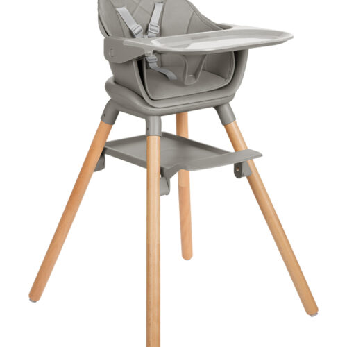 Καρεκλάκι Φαγητού 6σε1 Woody Kikka boo Grey 2024 31004010173