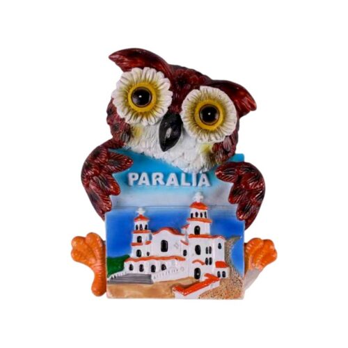 Tουριστικό μαγνητάκι Souvenir – Σετ 12pcs - Resin Magnet - Paralia - 678109