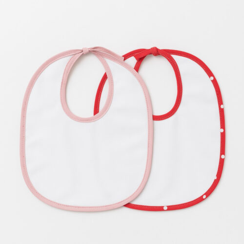 Σαλιάρες με Κορδόνια 2τμχ Beboulino Pink Red 71102110803