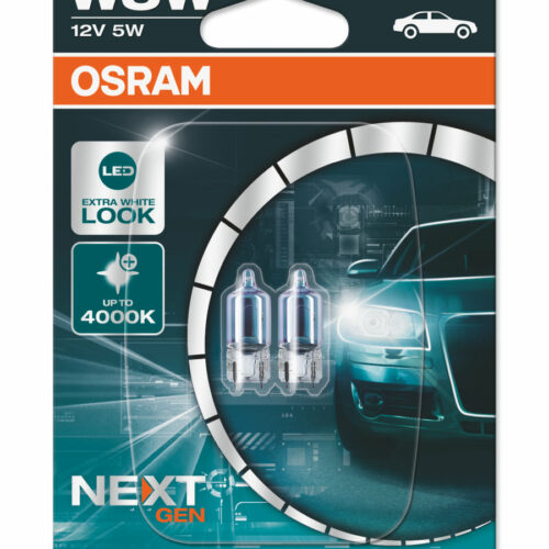 OSRAM Λαμπτήρας Αλογόνου Αυτοκινήτου COOL BLUE INTENSE W5W - W2.1x9.5d BLI2