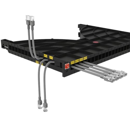 Techly I-CASE TRAY-ORG800 - Ράφι διαχείρισης καλωδίων για Rack 19" βάθους 800mm